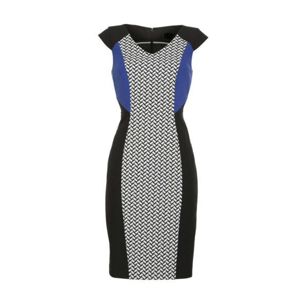 PANEL TEXTURED DRESS NIGERIA